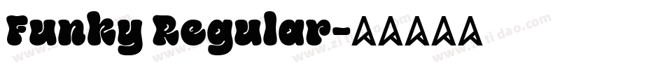 Funky Regular字体转换